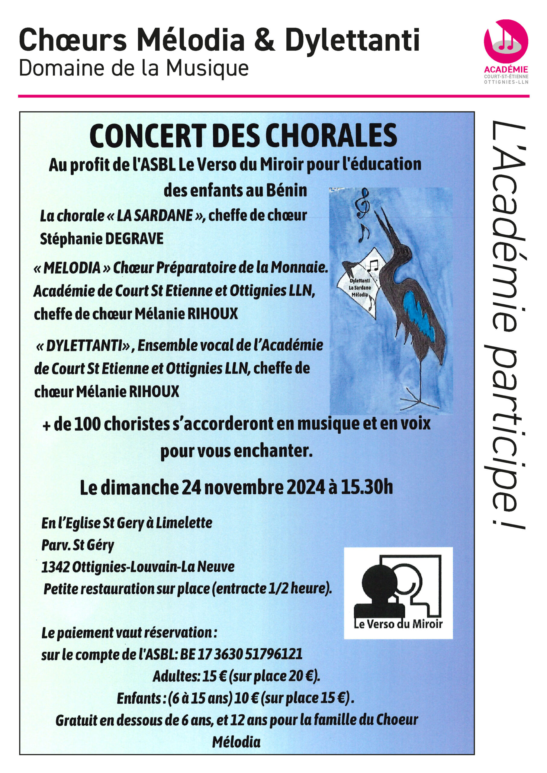 Affiche du concert