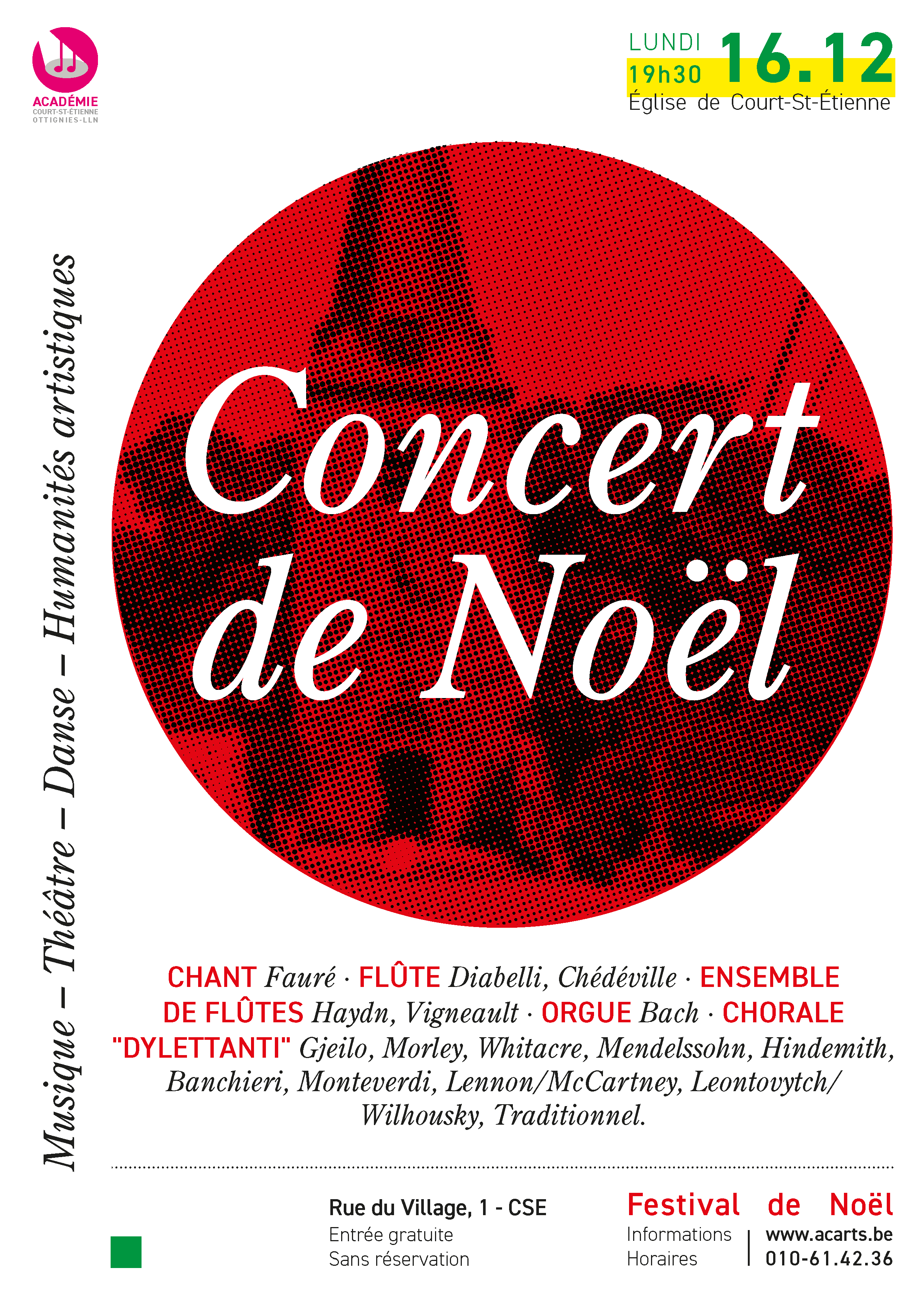 Affiche Concert Eglise